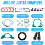 Kit Junta Superior Com Retentor L200 Pajero 2.5 8v Hpe 4d56 - Imagem 2