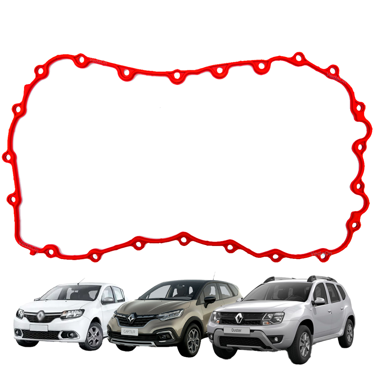 Junta Carter Renault Trafic Duster Megane 1.8 2.0 8/16V F3R F4R F4P Hi-Flex - Imagem 2