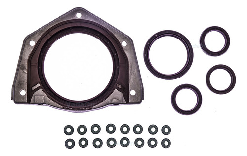 Kit de Retentores Fiat Marea/Brava 16V 1.8 182A2 / Alfa Romeo Twin Spark 1.6 1.7 2.0 - Com Flange