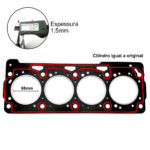 Kit Junta Superior Vw Gol At 1.0 16v Power 2002/... - Imagem 3