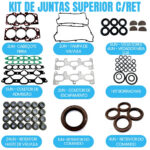 Kit de Juntas Tucson/Sonata/Santa Fé 2.7 V6 24V G6BA DOHC PAK C/ Retentores - Imagem 2