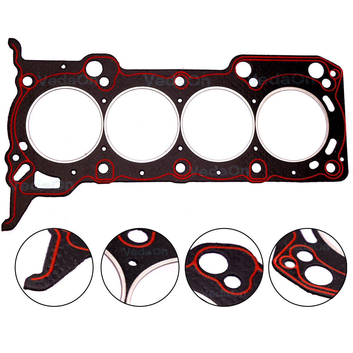 Kit De Juntas Superior Jac J2 e J3 1.3 e 1.4 16V VVT DOHC J2 1.3 16V - Imagem 2