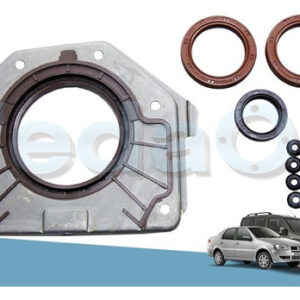 Kit de Retentores Fiat Palio/Brava/Siena/Idea/Doblo 16V 1.0/1.3 Fire / 1.4 T-JET - Com Flange