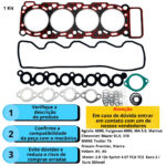 Kit Junta Superior S10 Blazer Mwm Sprint 4.07 2.8 Nissan Frontier Xterra Troller Agrale - Imagem 4