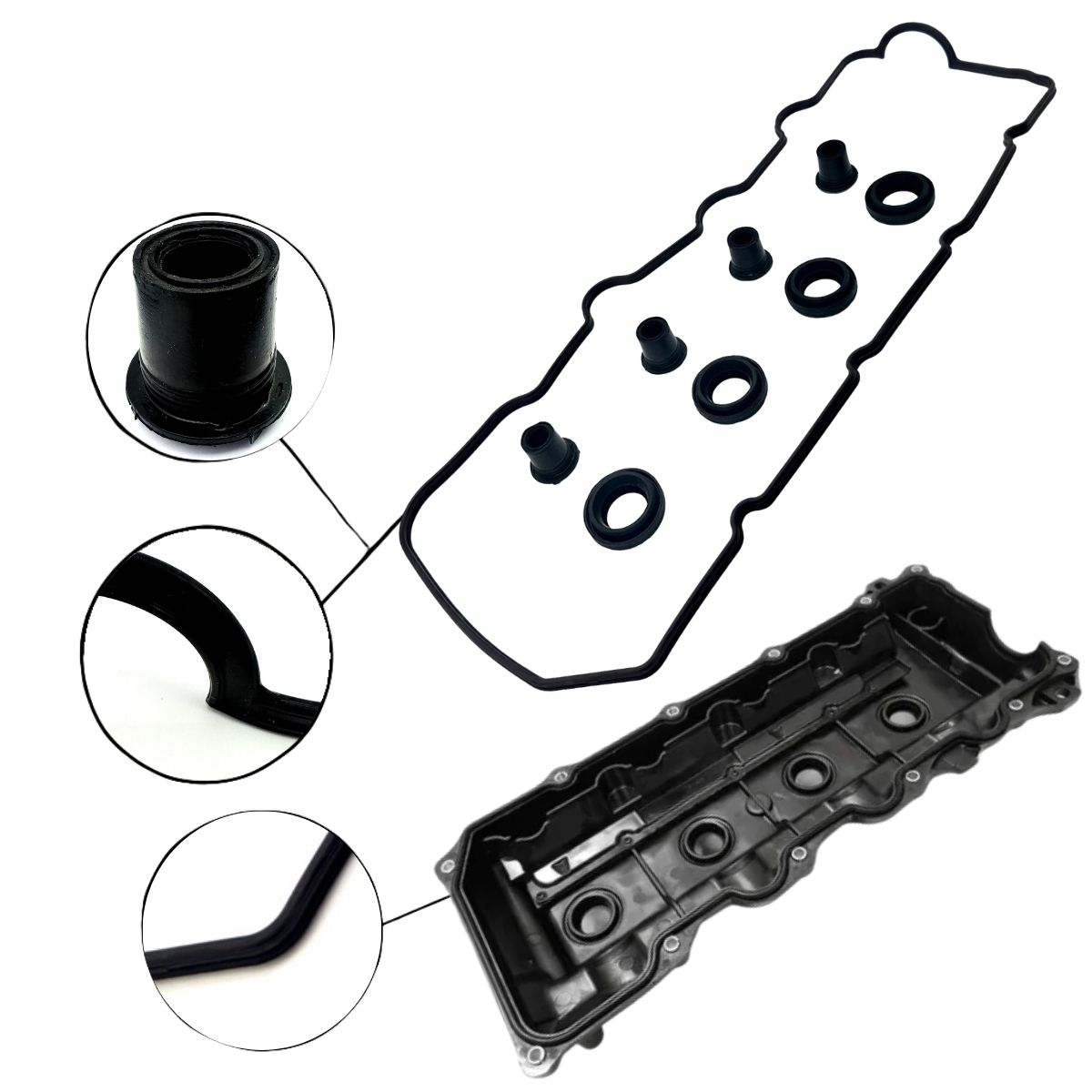 Kit Junta Tampa Valvula Toyota Hilux 2.5 3.0 16v 2kd 1kd - Imagem 7