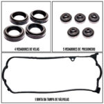 Kit Junta De Tampa De Válvula Honda Civic 1.7 16v 2002/ 2007 - Imagem 2