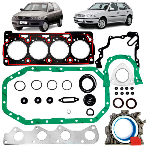 Jogo Junta Completo Retentor Vw Gol At 1.0 8v Power Ea111