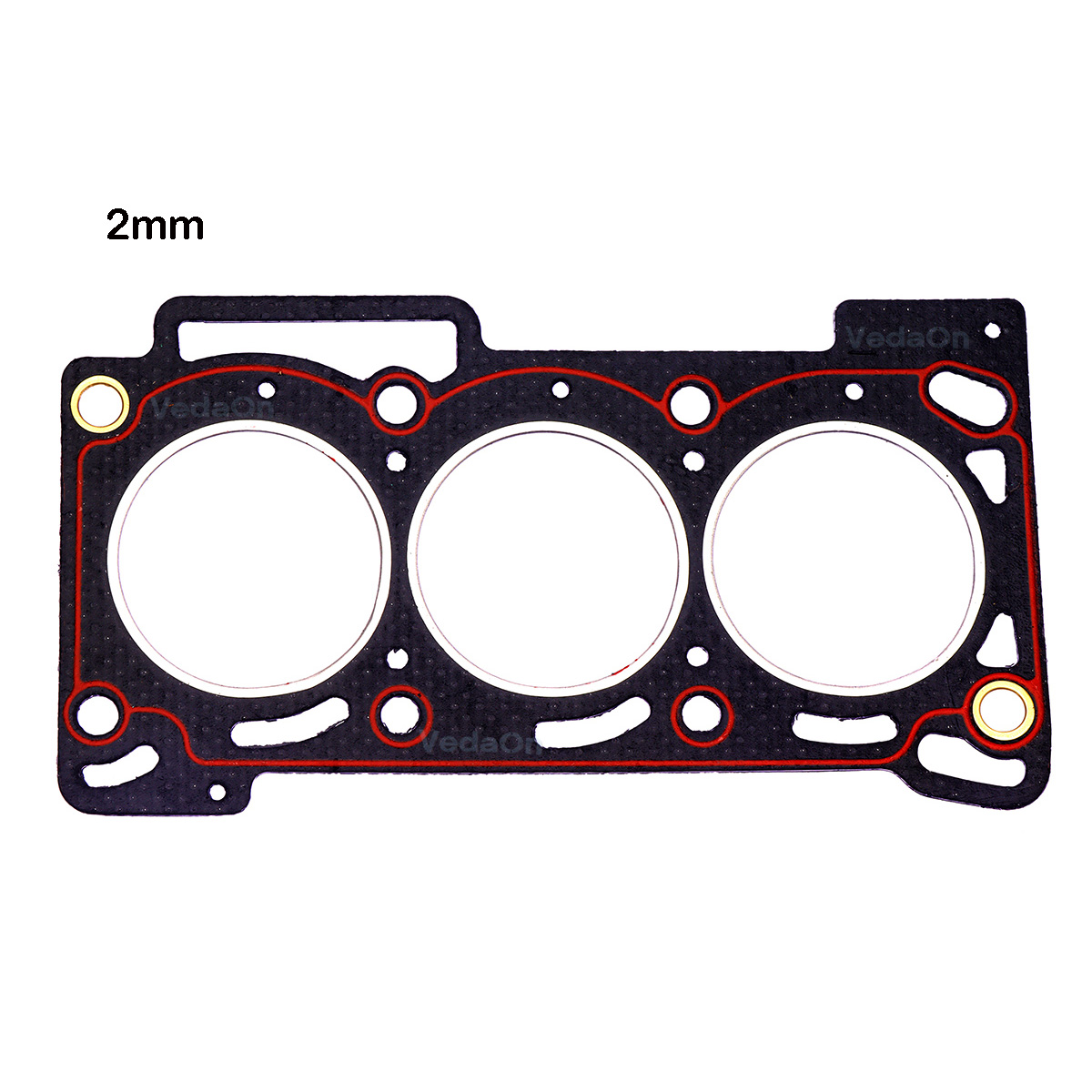 Junta Cabeçote Sob Medida 2mm Asia Towner 93/ 98 3 Cil Gasolina