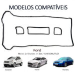 Junta Tampa Valvula Ford Focus Fusion Mondeo 2.0 16v Duratec - Imagem 3