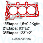 Junta de Cabeçote Aço Inox HB20 1.0 12V Turbo 3 Cilindros - Imagem 5