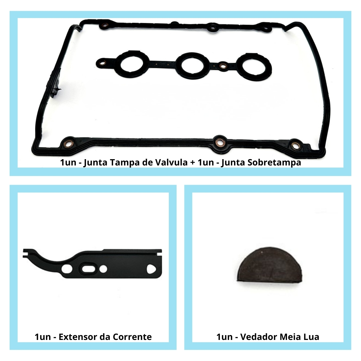 Kit Junta Tampa Valvula para Audi A4 A6 Passat 2.4 2.7 2.8 - Imagem 3