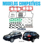 KIT JTAS MLS C/RETENTOR HYUNDAI SANTA FE/ GLS 05/ MTR G6EA DOHC 2.7 V6 24V - Imagem 3