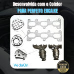 Junta Coletor Escapamento Kia Sonata 2.7 24V V6 G6BA - Imagem 4