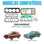 Jogo Junta Completo Gm Chevette 1.4 1.6 8v Gasolina Alcóol - Imagem 3