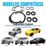 Kit Juntas Bomda D'Água GM Captiva 3.0 3.6 Camaro Omega V6 24V DOHC Suzuki Grand Vitara 3.2 - Imagem 3