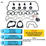Kit Junta Sem Cabeçote Hilux 2.5 3.0 16v 2kd 1kd 01/... - Imagem 3