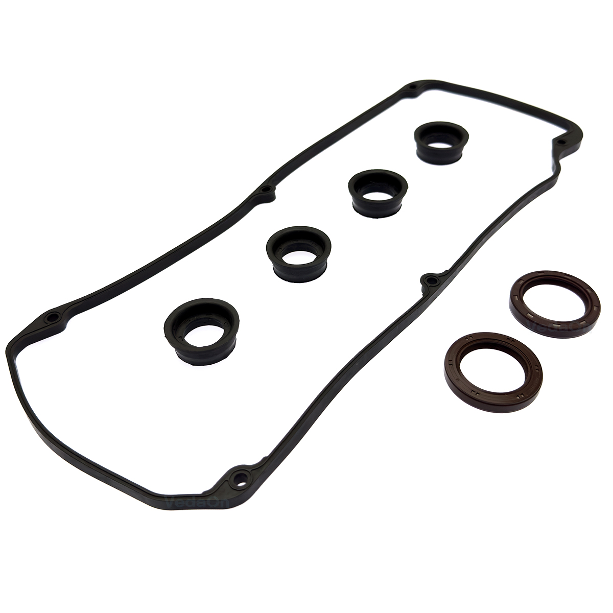 Kit Junta Tampa Válvulas Vedadores Montero/Pajero IO 98/.. TR4 02/.. L4 16V 1.8 4G93 2.0 4G94 retentor polia e comando