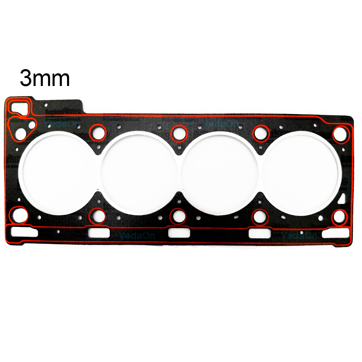 Junta Cabeçote Sob Medida 2,4mm Renault Megane Scenic 2.0 16V F4R - Imagem 2