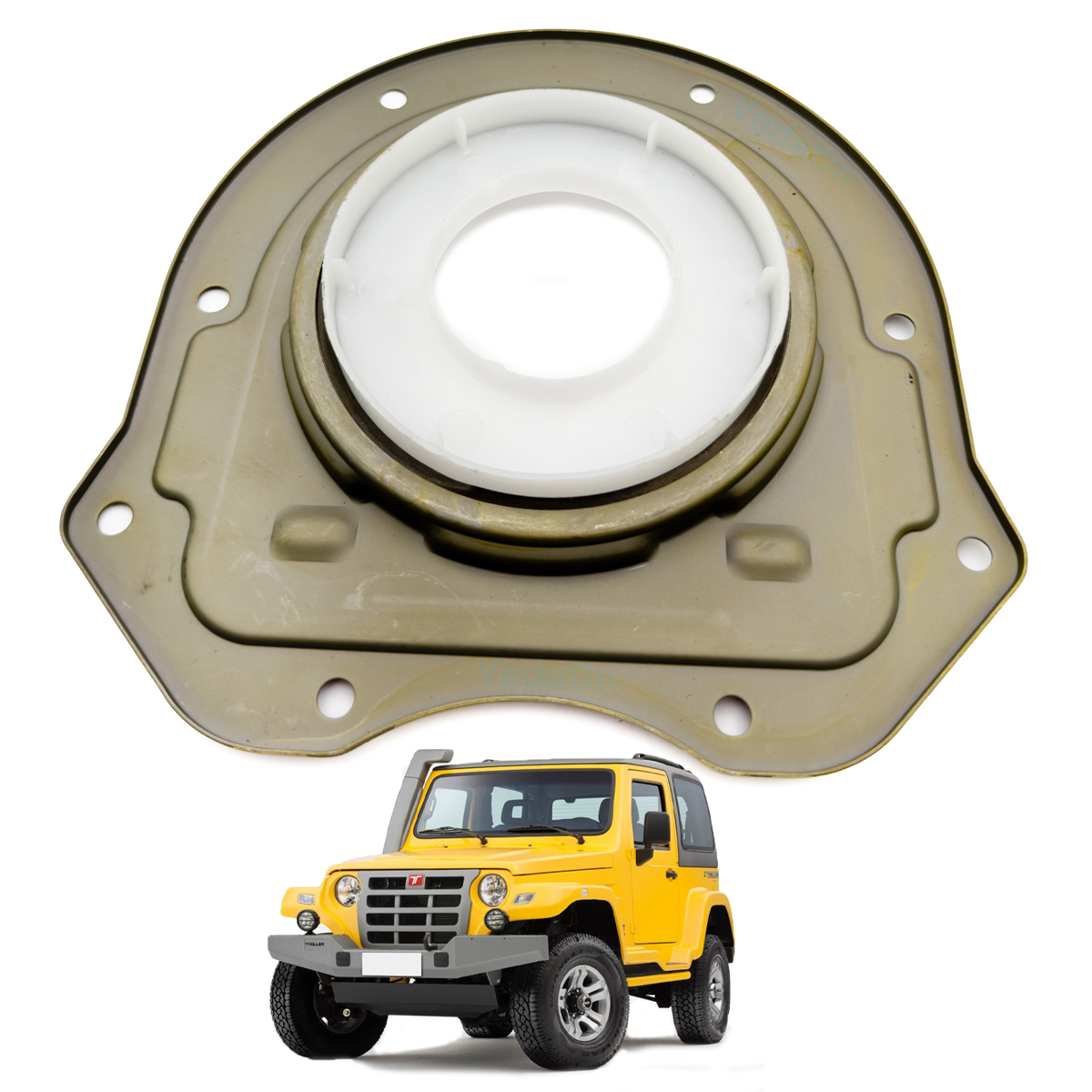 Retentor Flange Traseira Ford Transit/Ranger/Troller T4 2.2 2.4 3.2 16/20V Duratorq/Puma/TDCI/SAFA eixo 106mm - Imagem 2