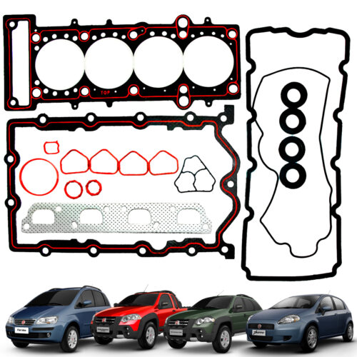 Jogo de Juntas PAK Fiat Palio Siena Punto Idea Strada 1.6 L4 16V SOHC E.torQ Flex