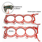 KIT JTAS CABEÇOTE INOX D E IX35 GENES VERACRUZ CARINVAL SORENTO 38 V6 24V G6DA - Imagem 2