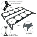 Juntas Cabeçotes PAK 2pcs Camaro Antigo / Volvo Penta Mercruiser 5.0 5.7 6.2 V8 Gasolina Maritimo - Imagem 6