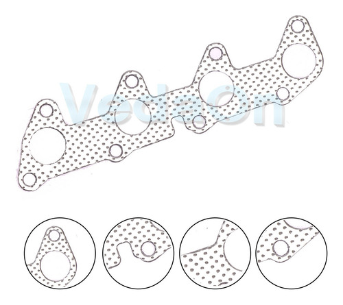 Kit de Junta Superior Retificação Kia Picanto 1.0 12V G4HE G4HG 4 Cil - Imagem 7