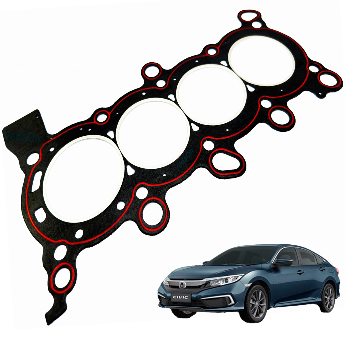 Junta Cabeçote Sob Medida New Civic 1.8 16V Todos - Imagem 5