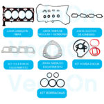 Kit de Juntas Superior GM S10 LCV LTZ 2015/... 2.5 L4 16V DOHC Ecotec Sidi Flex - Imagem 2
