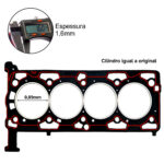 Junta Superior Retentor S10 2.5 16v Flex Ecotec 2015/.. - Imagem 3