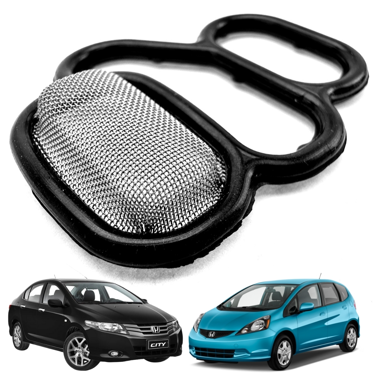 Junta Válvula Solenóide com Tela Honda City Fit 1.4 L13Z1 L13Z2 1.5 L15A7 16V