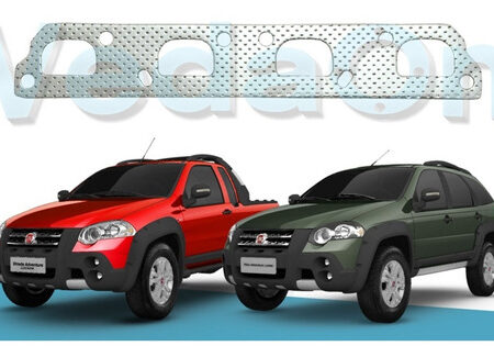 Junta Coletor Escapamento Fiat 1.8 16v Etorq Evo Siena Strada Punto