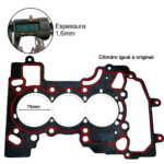 Junta Superior GM Onix 1.0 12v Ecotec Flex Aspirado - Imagem 2