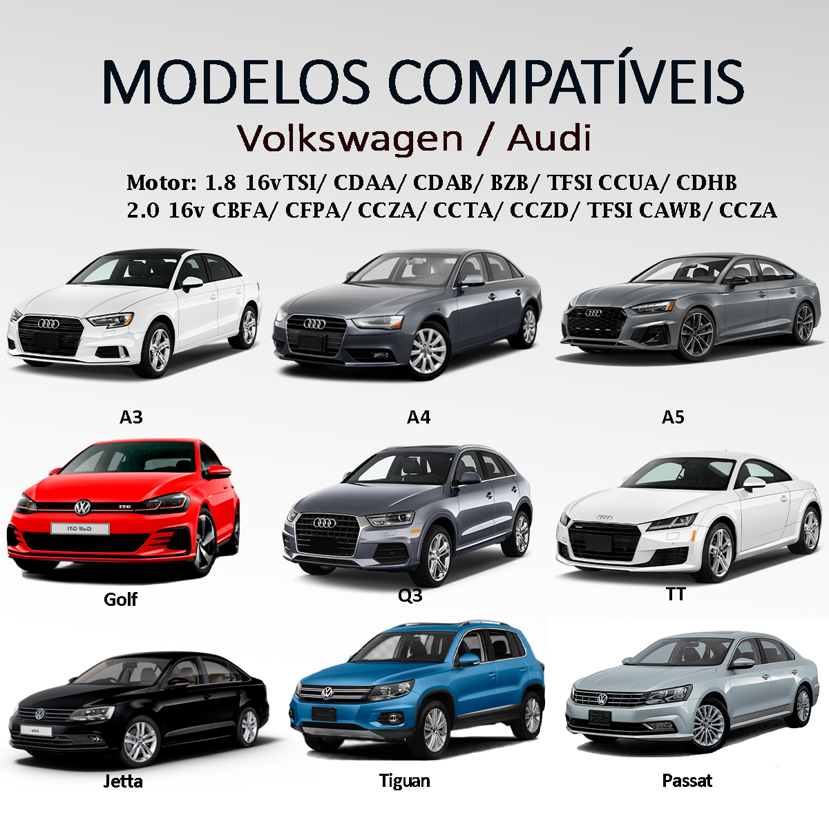 Junta Coletor de Admissão para Vw Golf Passat Jetta 2.0 16v FSI - Imagem 2