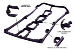 Junta tampa de válvula Alfa Romeo 147 1.6 145 146 156 166 spider 2.0 16V Twin Spark Grossa - Imagem 3