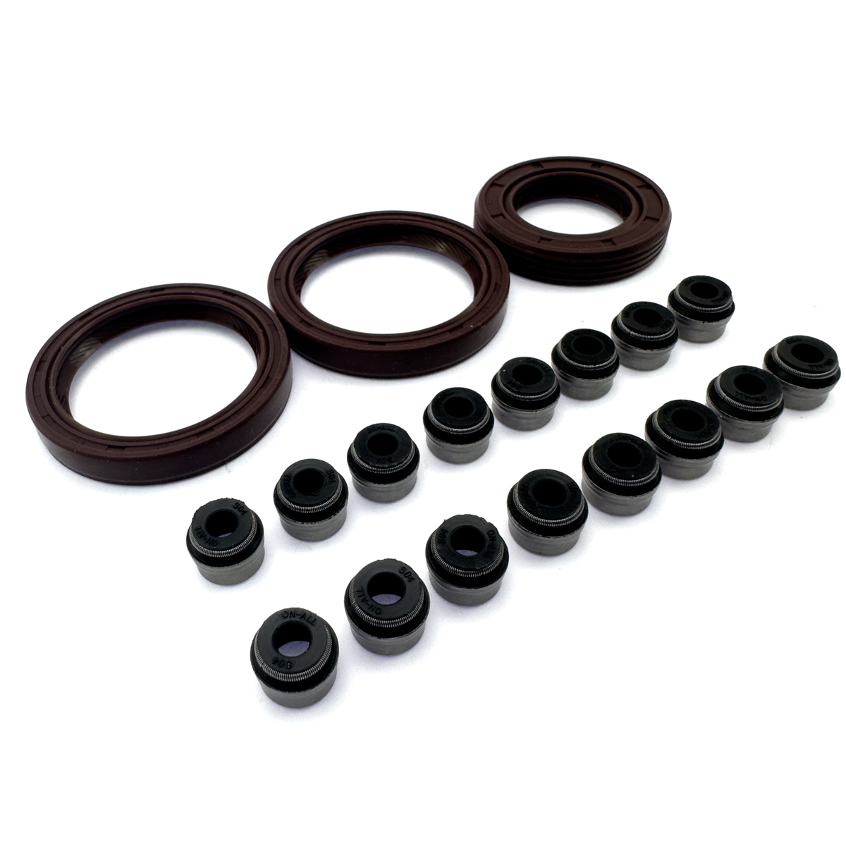 Kit de Retentores sem Flange 16V 1.4 TSI / 1.6 MSI VW Golf Jetta Voyage Fox / Audi A1 A3 - Imagem 3