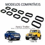 junta de coletor de admissão Ford Ranger 3.2 20V 5 Cilindros - Imagem 3
