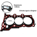 Kit Junta Superior Retentor Hyundai Hb20 1.0 12v 3 Cilindros - Imagem 5