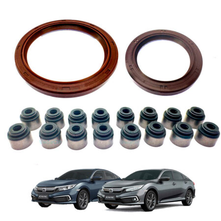 Kit Retentores Honda New Civic/Accord/CR-V 16V 1.6/1.8/2.0 R16A/R18A/R20A/K20A4/ A5/ A9