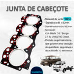 Junta De Cabecote Kia Besta Gs 2.7 8v Bongo K2700 Diesel - Imagem 5