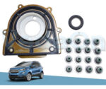 Kit de Retentores Ford Ecosport/Fiesta/Focus/Fusion 16V 2.0/2.3 Duratec CJBA/CBJA - Com Flange