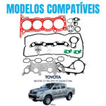 Jogo de junta completo aço Toyota Hilux SW4 2.7 16V 2TR-FE - Imagem 4