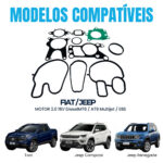 Kit junta válvula EGR Trocador de calor fiat Toro Jeep Renegade Compass 2.0 16V Diesel - Imagem 5