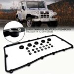 junta de tampa de válvula com vedadores de vela Ford Ranger 3.2 20V 5 Cilindros - Imagem 4