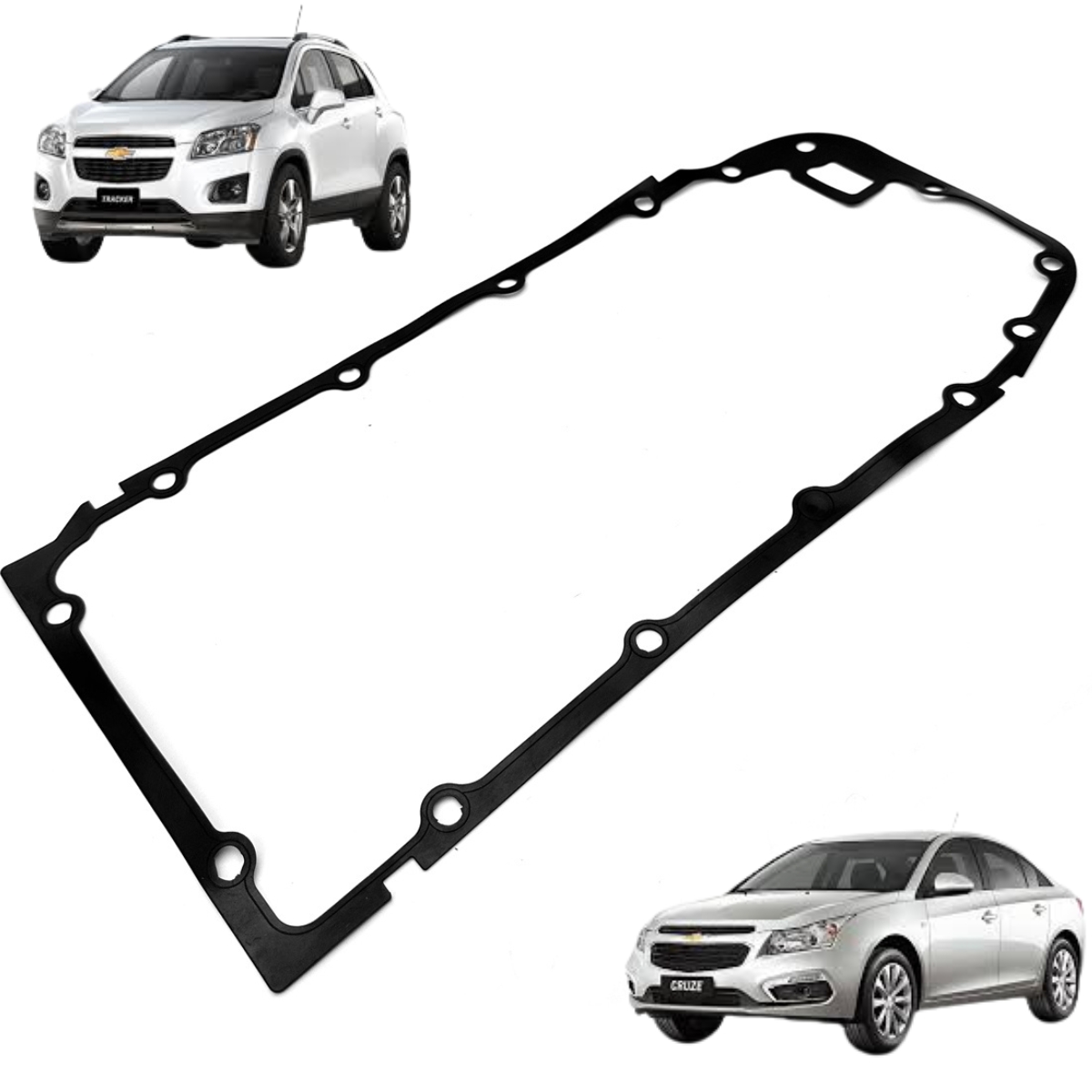 JUNTA DO CARTER BO GM 16V ECOTEC 1.6 F16D4 SONIC / 1.8 F18D4 CRUZE TRACKER - EMB 1 PC - Imagem 3