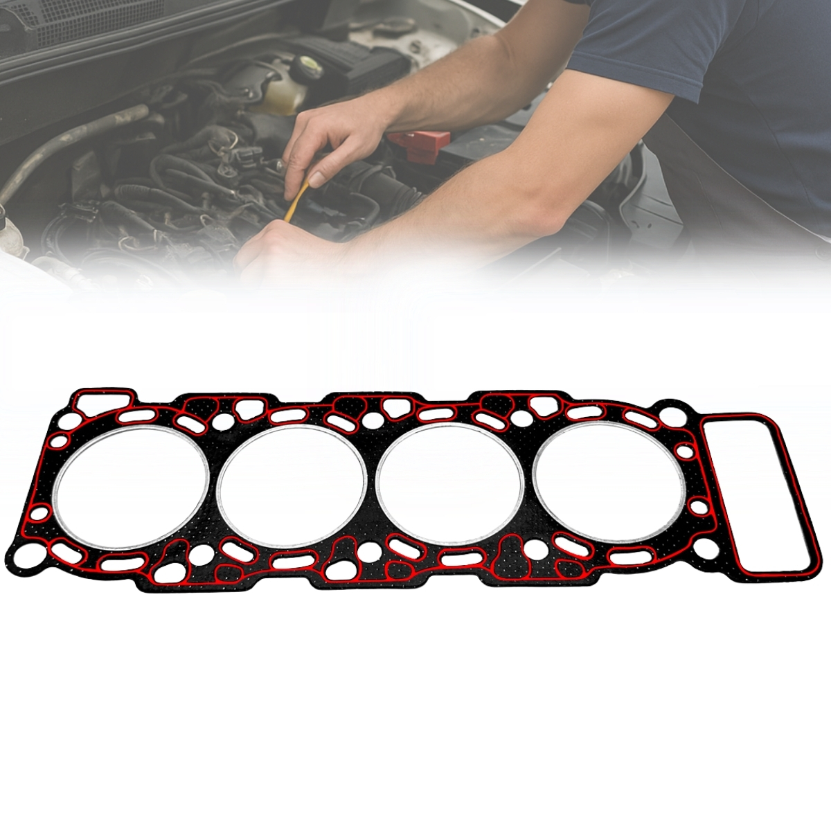 Junta de cabeçote sob medida PAK3 S10 Blazer Mwm Sprint 4.07 2.8 Nissan Frontier Xterra Troller Agrale - Imagem 9
