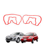 Junta De Coletor Adm Ford Ka Fiesta 1.0 8v Zetec Rocam - Imagem 3