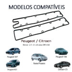 Junta Tampa Válvula Peugeot 307 407 306 406 2.0 16v 00/04 - Imagem 5