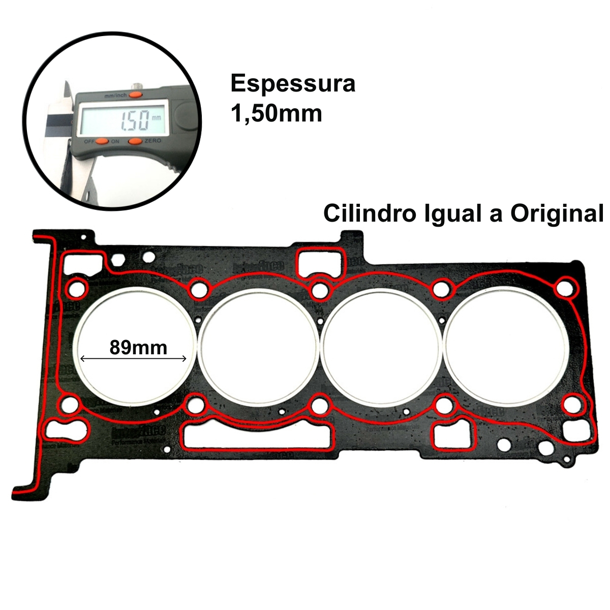 KIT PAK com Retentores Jeep Compas (07/...) Compass Sport (09/09) 2.0 16V - Imagem 5