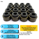 Kit Retentores Haste De Válvulas Toyota Hilux Sw4 2.7 16v - 16 Peças - Imagem 4